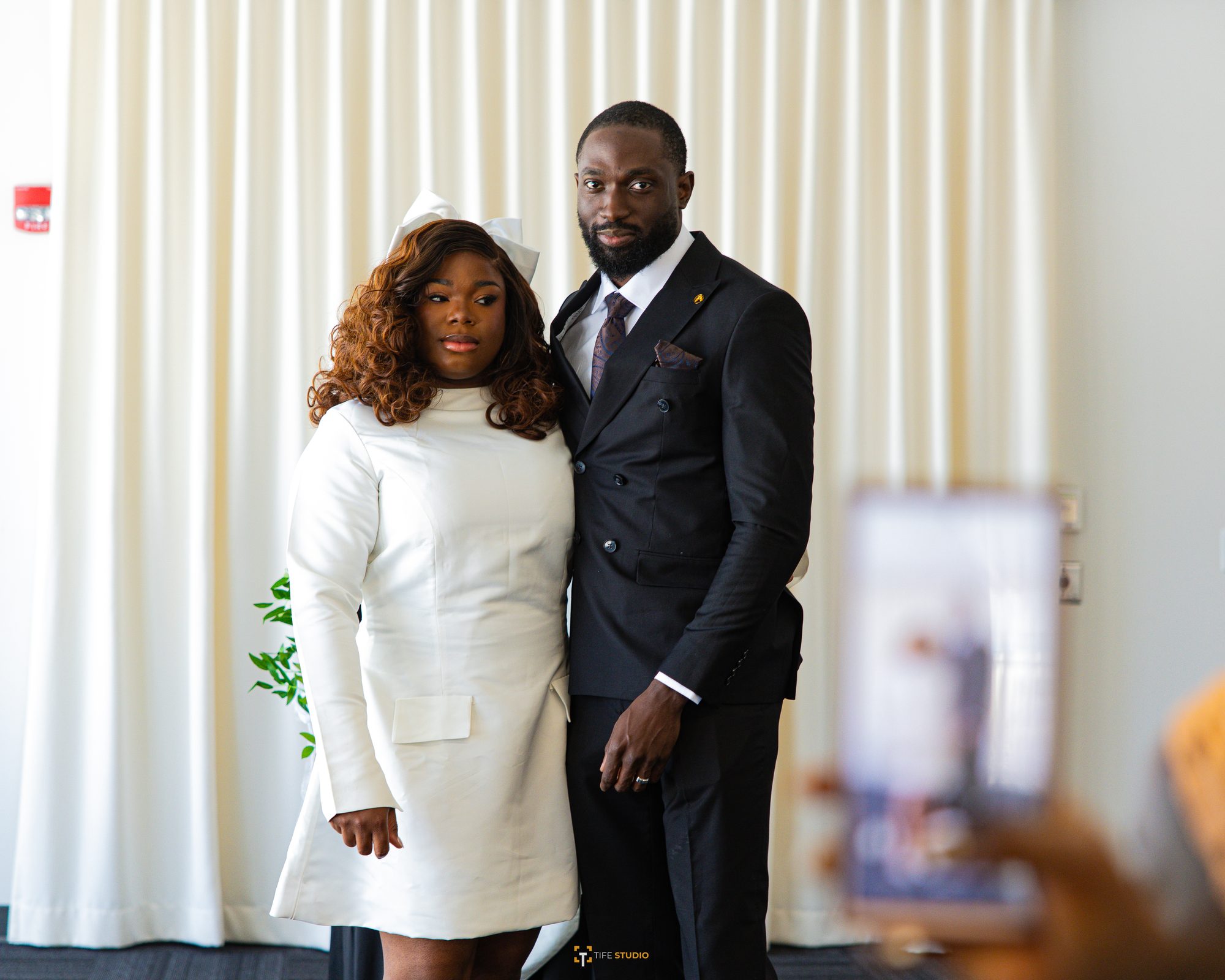 Couple formal portrait